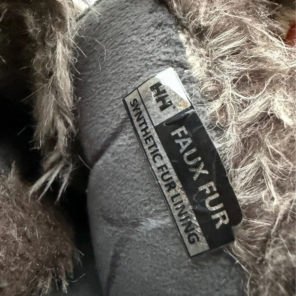 Helly Hansen Garibaldi Women's Winter Snow Boots Brown Faux Fur US 6.5 EU 37.5